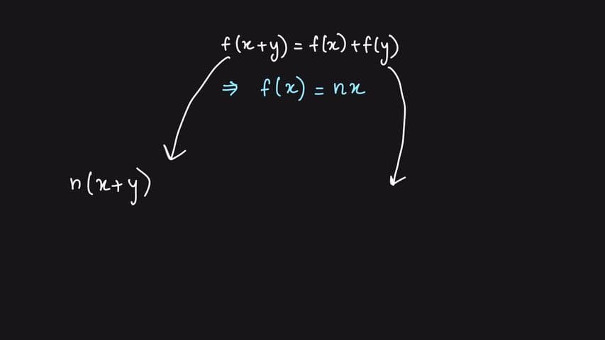 f(x) = nx